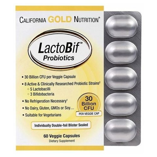  California Gold Nutrition LactoBif ., 30  , 130 , 60 ., , 1 .,  