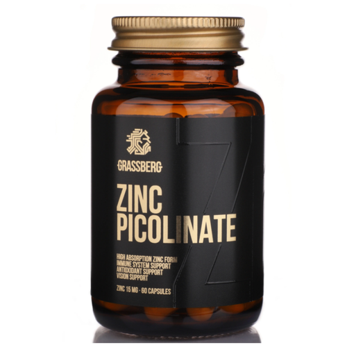 ���� Grassberg Zinc Picolinate ����., 15 ��, 60 ��., ������ ������
