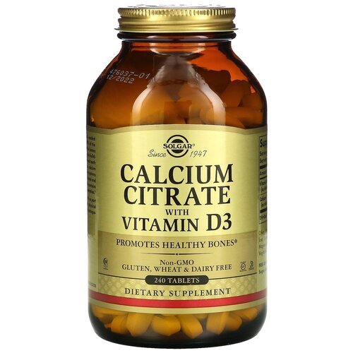  Solgar Calcium Citrate with Vitamin D3 ., 240 .   -     , -  