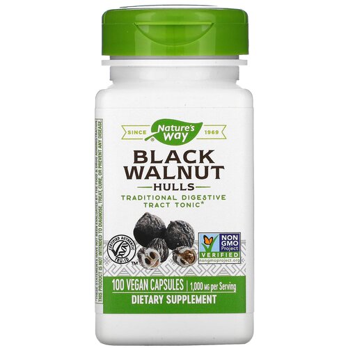   Nature's Way Black walnut Hulls, 110 , 100 .   -     , -  