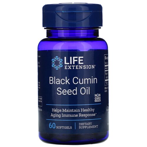   Life Extension Black Cumin Seed Oil, 80 , 60 .   -     , -  