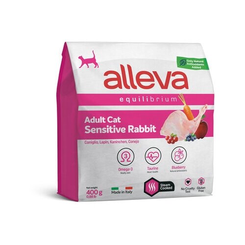  ALLEVA EQUILIBRIUM CAT   Adult Sensitive Rabbit /    0,4  1066 , (2 )   -     , -  