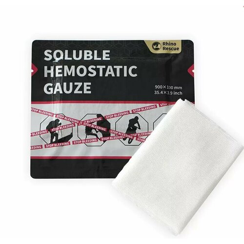 ���� �������� 7�� Rhino Rescue Soluble Hemostatic Gauze ��������������� ���� ����������� ����������� ��������������������/������������ ����� sos, ������ ������