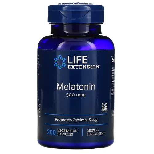 ���� ������� Life Extension Melatonin, 500 ���, 200 ��., ������ ������