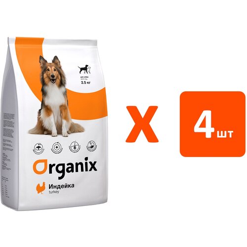  ORGANIX ADULT DOG TURKEY          (2,5   4 )   -     , -,   