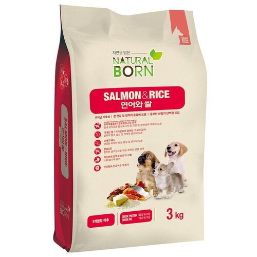    NATURAL BORN Salmon & Rice          3    -     , -,   