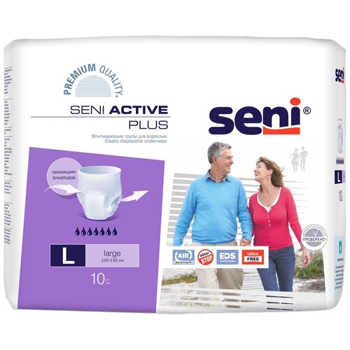   -     Seni ACTIVE PLUS Large ( 100-135 ), 10    -     , -  