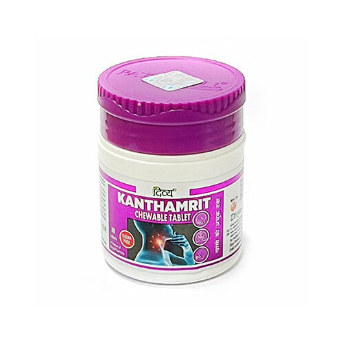           ,   / KANTHAMRIT CHEWABLE SUGAR FREE TABLET DIVYA, 80 .   -     , -  