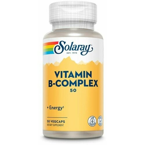  Vitamin B-Complex 50 mg, 50 VegCaps   -     , -  