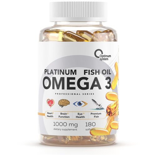   Optimum system Platinum Fish oil Omega-3, 90 , 180 .   -     , -  