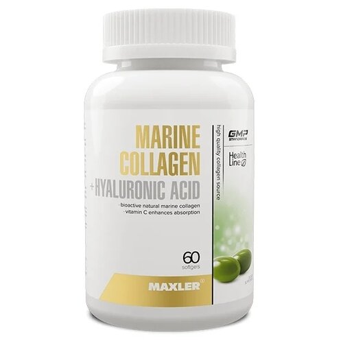 ���� Maxler Marine Collagen + Hyaluronic Acid ����., 100 �, 60 ��., ������ ������