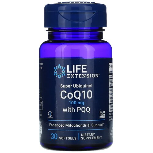   Life Extension Super Ubiquinol CoQ10 with PQQ, 50 , 100 , 30 .   -     , -  