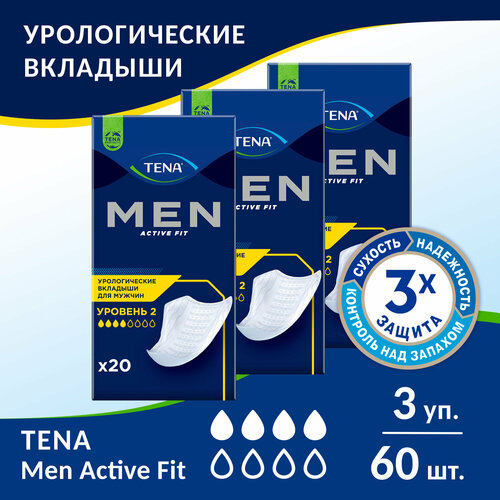     Tena Men Active Fit Level 2, 20 . x 3 .   -     , -  