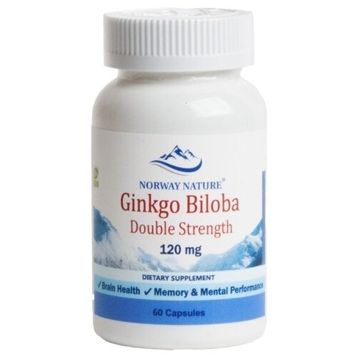      Norway Nature Ginkgo Biloba Double Strength 120 mg (60 )   -     , -  