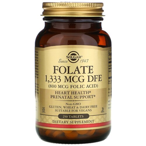  Folate 1333  DFE (Folic Acid), 800 , 420 , 250 .   -     , -  