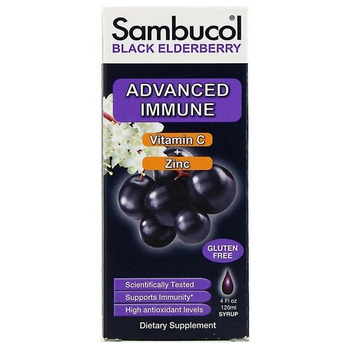   Sambucol Black Elderberry Advanced Immune, 230 , 120    -     , -  