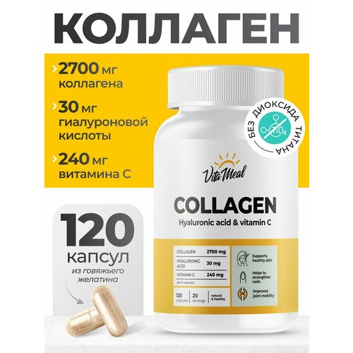          , VitaMeal Collagen Hyaluronic acid + Vitamin C, 120    -     , -  