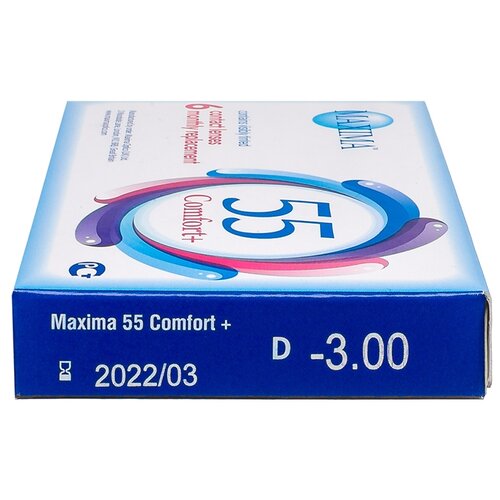    Maxima 55 Comfort Plus, 6 ., R 8,6, D -3, , 1 .   -     , -  