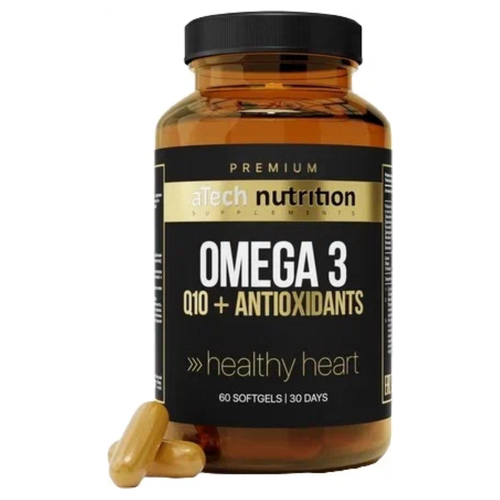  Omega 3 + Q10     aTech Nutrition Premium 60    -     , -  