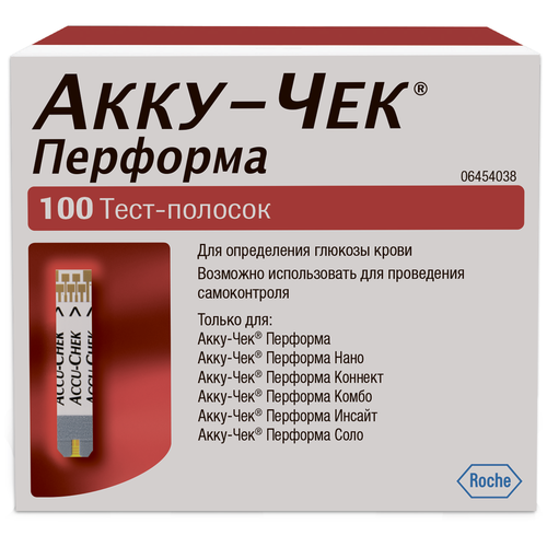 ���� Accu-Chek ����-������� Performa, 100 ��., ������ ������