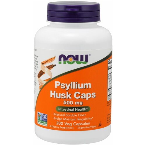���� ��� NOW Psyllium Husk Caps ����., 150 �, 500 ��, 200 ��., ������ ������