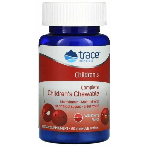 ���� ���������-����������� �������� ��� �����, Trace Minerals Complete Children's Chewable 60 ����������� ����., ������ ������