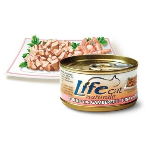  Lifecat chicken with shrimps 85g -         85 . (18 )   -     , -,   