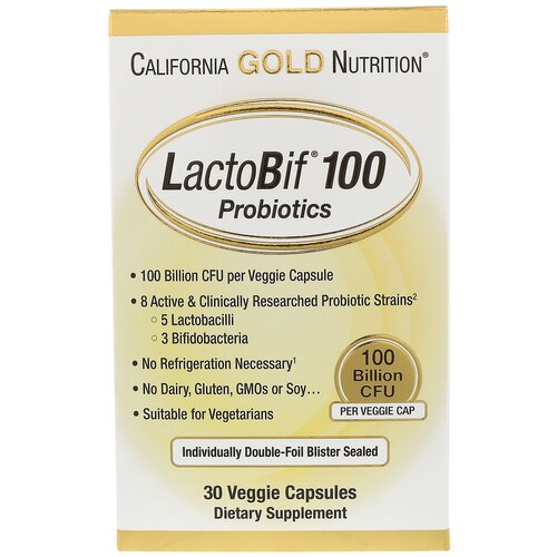  California Gold Nutrition LactoBif ., 100  , 70 , 30 ., , 1 .   -     , -  