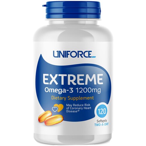 ���� Extreme Omega-3 ����., 1200 ��, 1.85 �, 120 ��., ������ ������