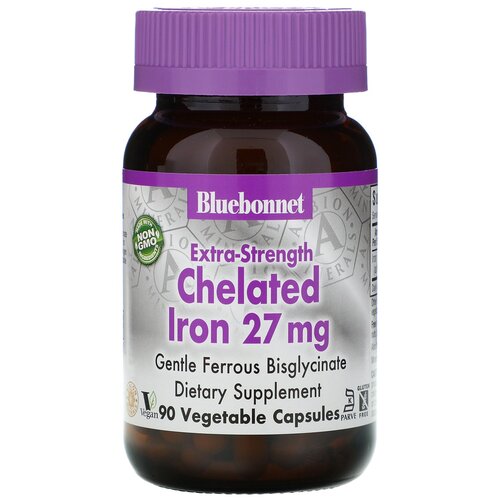   Bluebonnet Nutrition Extra-Strength Chelated Iron, 200 , 27 , 90 .   -     , -  