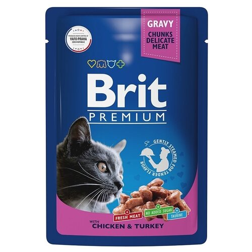  BRIT PREMIUM CAT CHICKEN & TURKEY      c      (85  (5 + 1 ))   -     , -,   