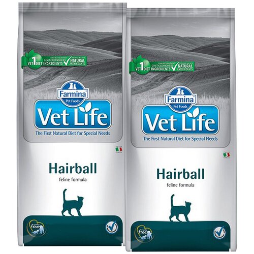  FARMINA VET LIFE FELINE HAIRBALL       (0,4 + 0,4 )   -     , -,   