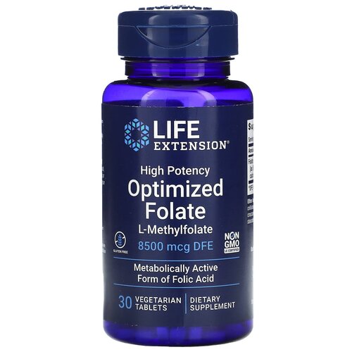 ���� �������� Life Extension Optimized Folate, 50 �, 30 ��., ������ ������