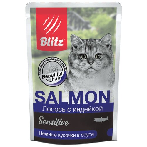   Blitz Sensitive Salmon & Turkey ( )  ,   , 85  x 24    -     , -,   