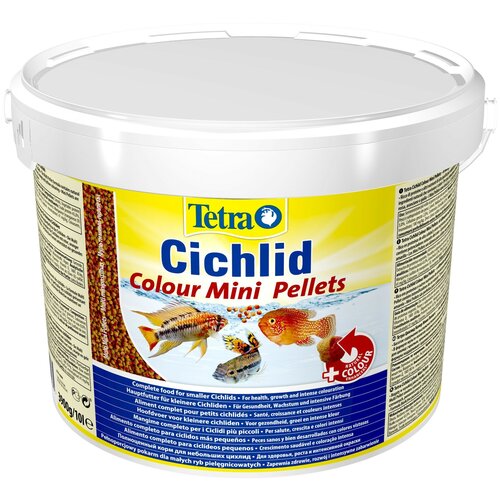   Tetra Cichlid Colour Pellets Mini 10 , -   ,      -     , -  