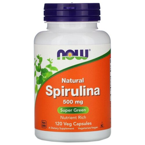 ���� ������� NOW Natural Spirulina, 140 �, 500 ��, 120 ��., ������ ������