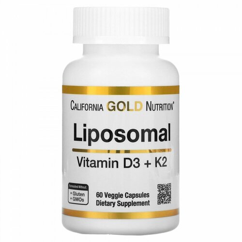  California Gold Nutrition Liposomal Vitamin K2+ D3 (  K2  D3) 60     -     , -  