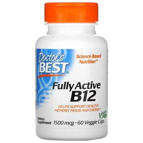   Doctor's Best Fully Active B12 ., 50 , 50 , 60 .   -     , -  