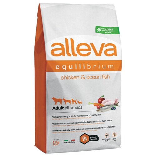  Alleva Equilibrium Dog       ,    , All Day Maintenance Chicken & Ocean Fish All Breeds, 2  (2 .)   -     , -  