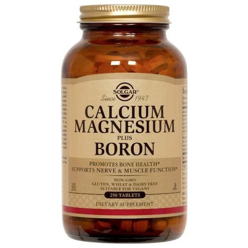 ���� �������� SOLGAR Calcium Magnesium Plus Boron, 250 ��., ������ ������