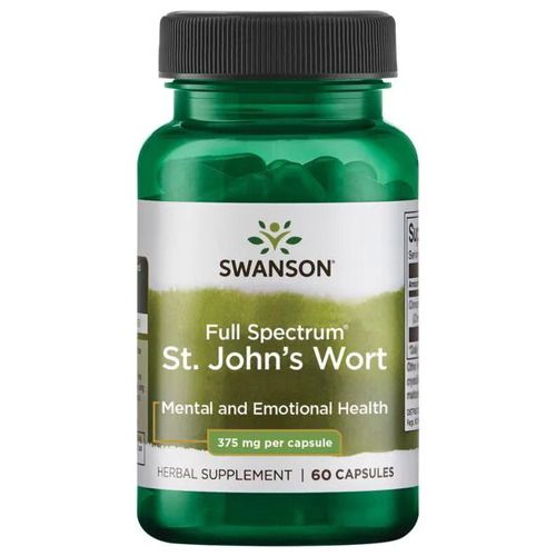  Swanson Full Spectrum St. John's Wort (   ) 375  60    -     , -  