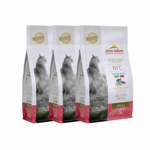  Almo Nature       (50% ) (Adult Sterilized Salmon) 1,2   3 .   -     , -,   