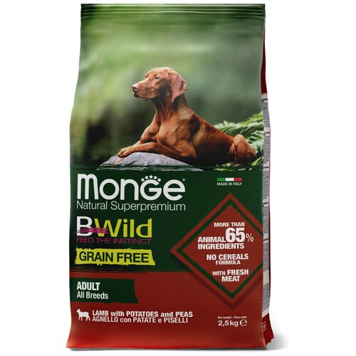          Monge BWild All Breeds Adult Agnello       , 2,5    -     , -  