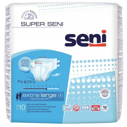 ���� ���������� ��� �������� Super Seni Extra large (������ 130-170 ��),  10 ��., ������ ������