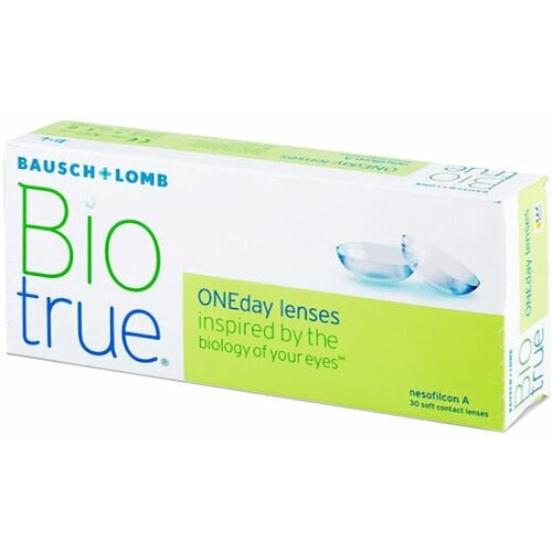 ���� ���������� ����� Bausch & Lomb Biotrue ONEday, 30 ��., R 8,6, D -9, 1 ��., ������ ������