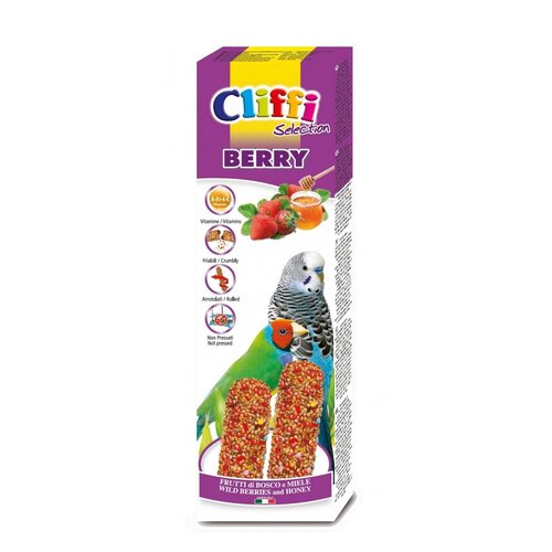  Cliffi ()       :       Selection Berry (Sticks budgerigars exotics with berries and honey Selection Berry) PCOA432, 0,060 