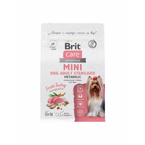        Brit Care Adalt mini Sterilized Metabolic  400    -     , -  