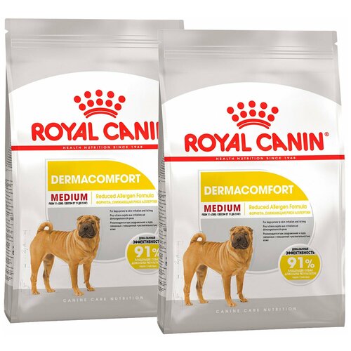  ROYAL CANIN MEDIUM DERMACOMFORT        (3 + 3 )   -     , -  