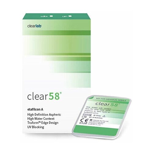    Clearlab Clear 58, 14 , 6 ., R 8,7, D -2, , 1 .   -     , -  