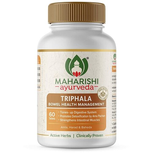   Maharishi Ayurveda Triphala, 3   60 , 1000 ME, 180 , 3 .   -     , -  